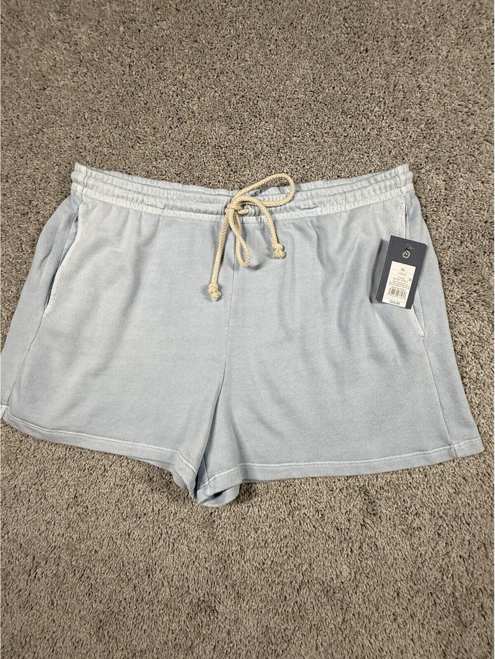 NWT Universal Thread Women’s Pull-on Cotton Knit Shorts Size XL Blue
